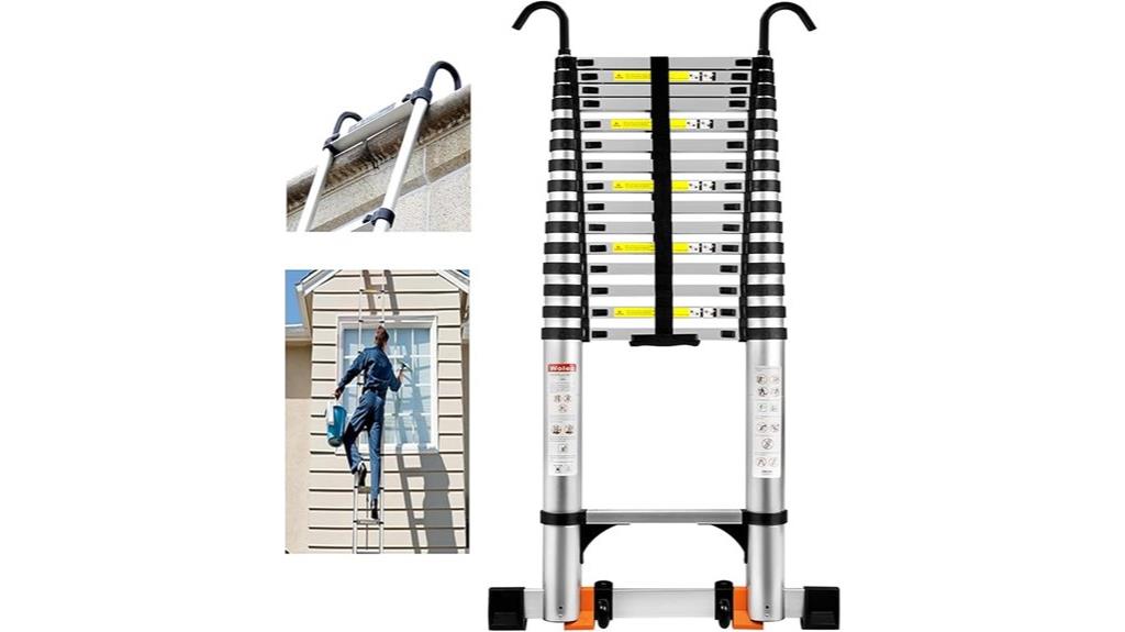 adjustable telescoping ladder