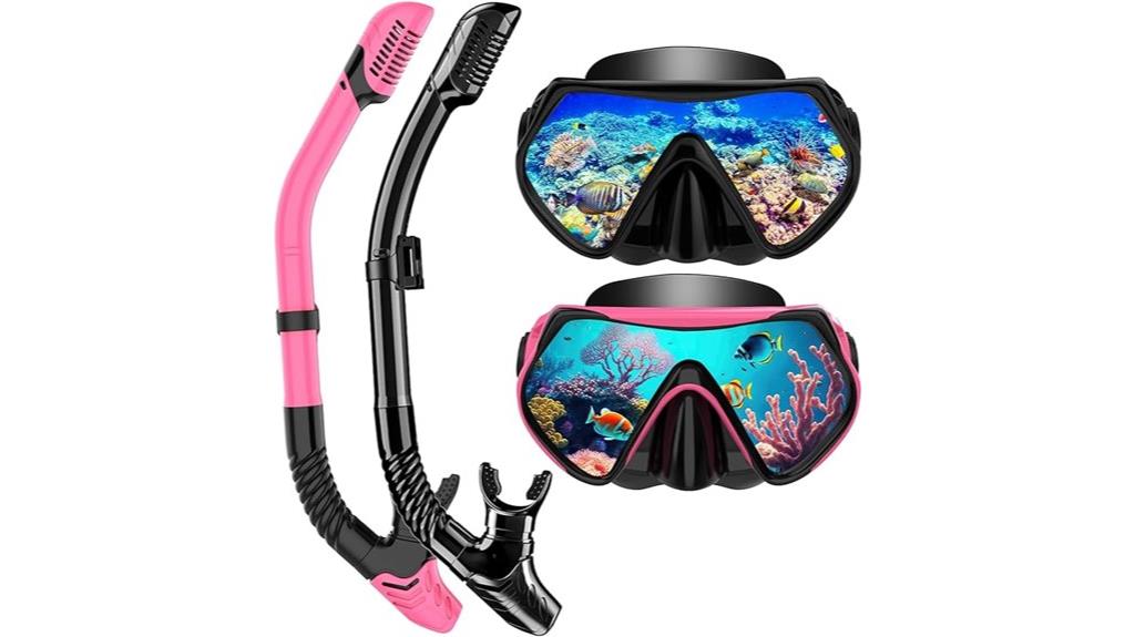 adult snorkeling gear set