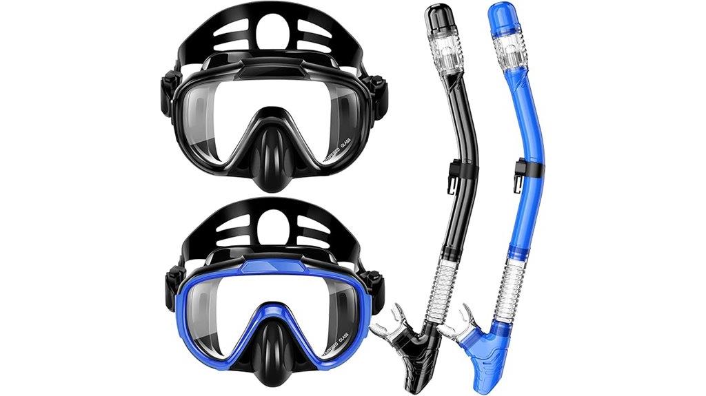 adult snorkeling gear set