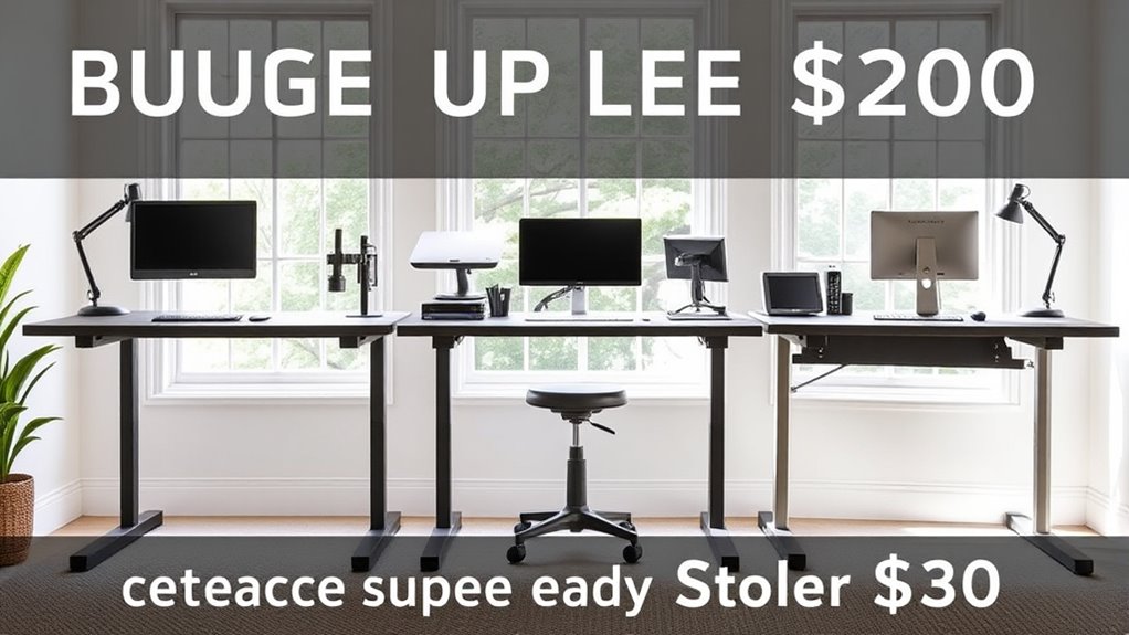 affordable adjustable sturdy desk