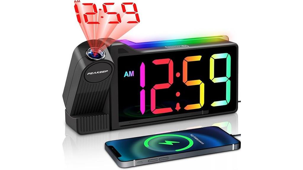 alarm clock with nightlight