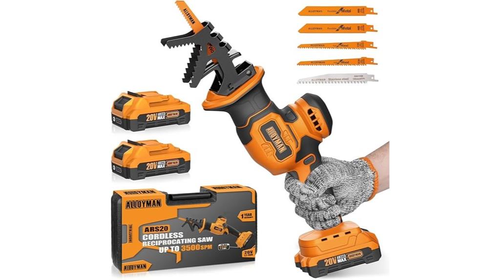 alloyman saw with batteries