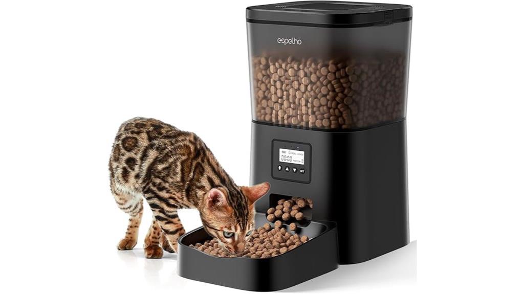 automatic cat feeder with voice