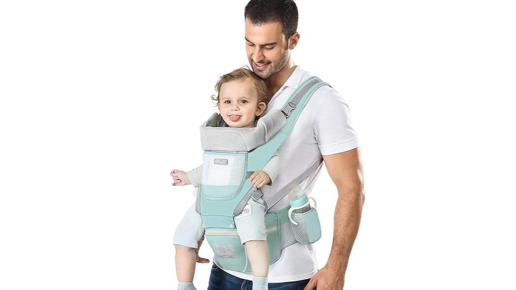 baby carrier with hip seat