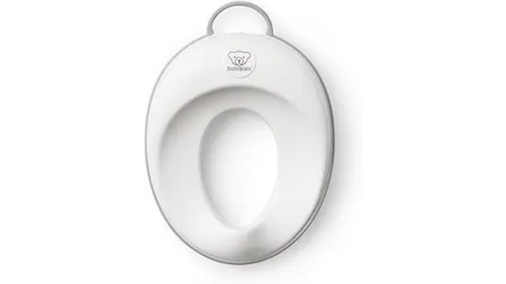 babybjorn white gray trainer