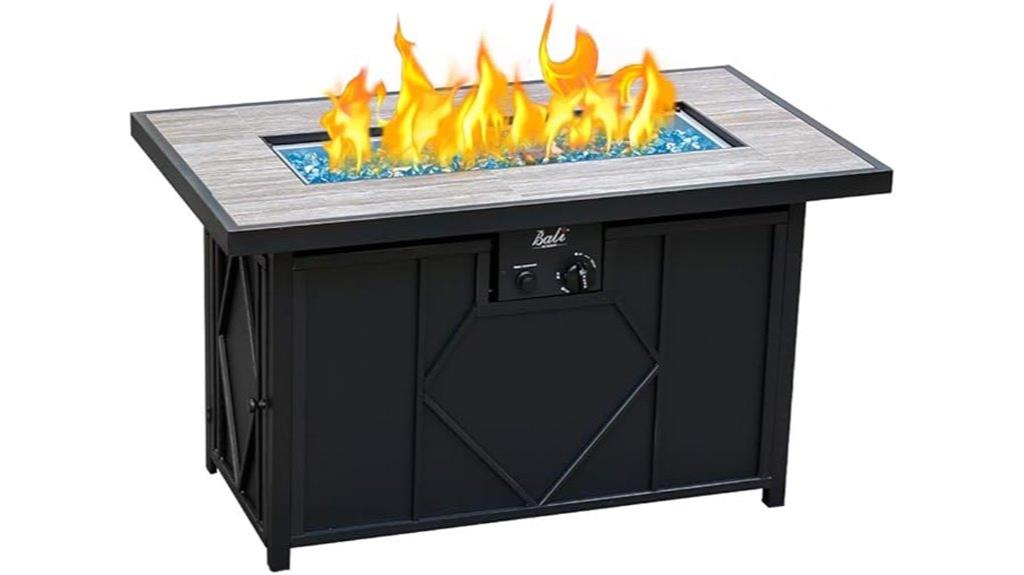 bali outdoors fire table