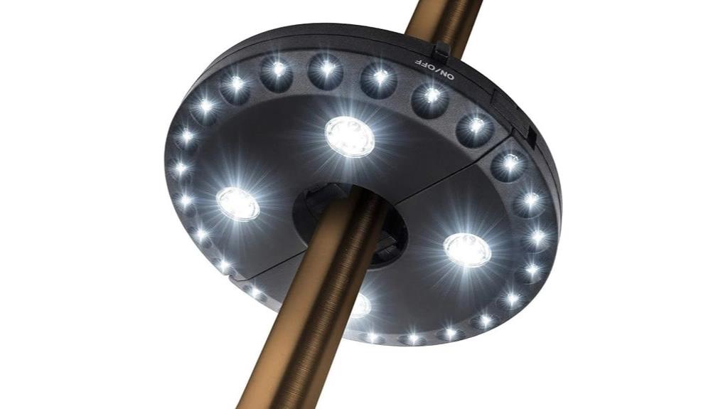 battery powered patio umbrella light