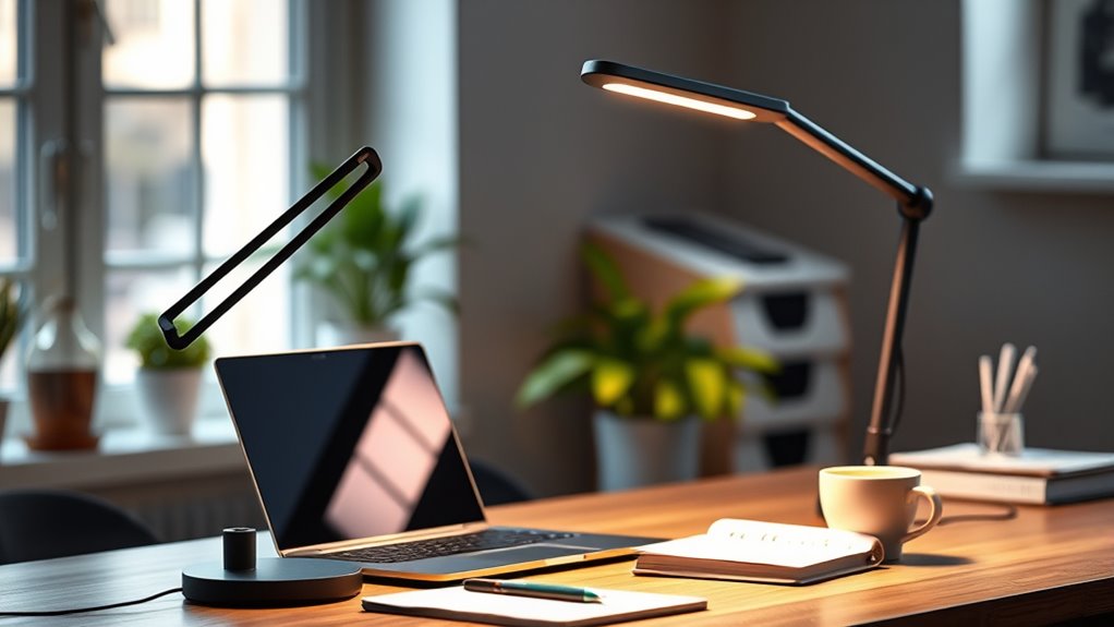 best blue light desk lamps