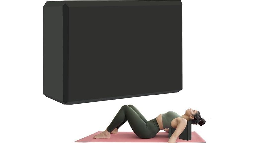 beveled edge yoga block