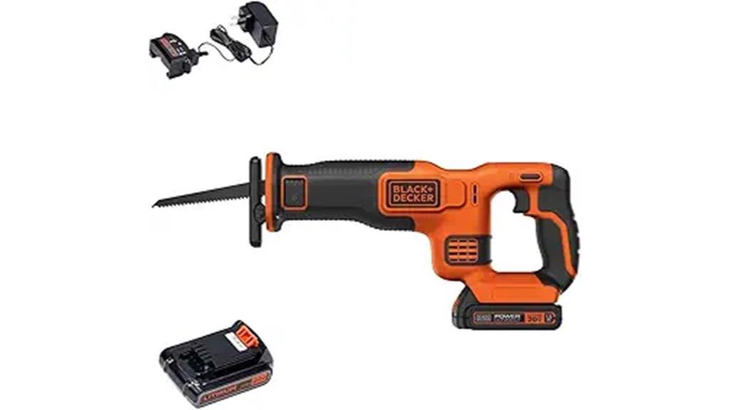 black decker 20v reciprocating saw