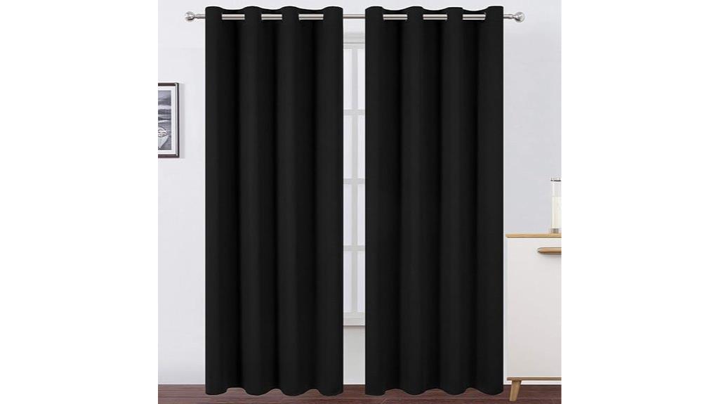 blackout thermal curtain set