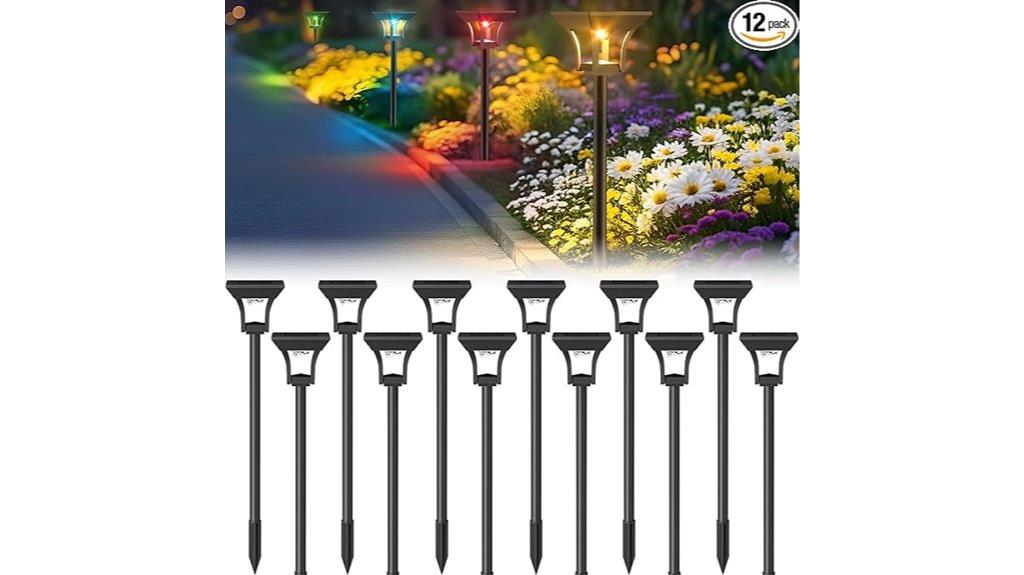 color changing outdoor pathway lights