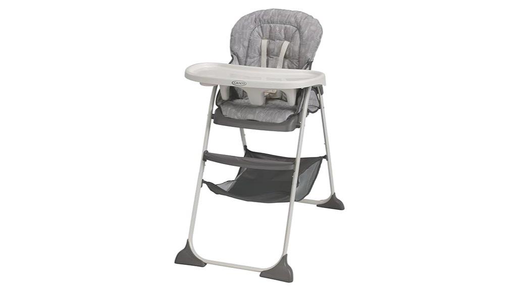 compact foldable high chair