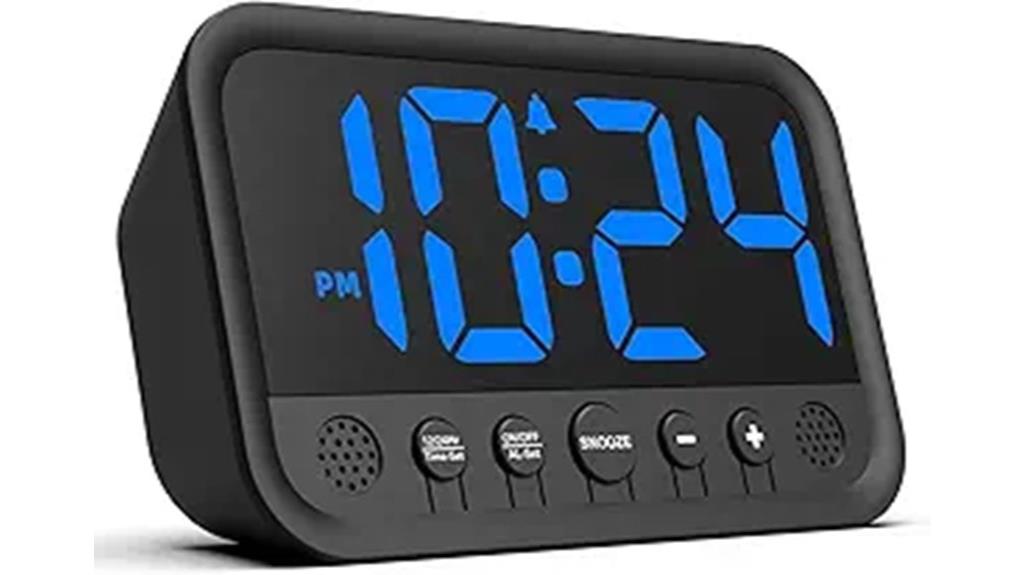 compact led alarm clock