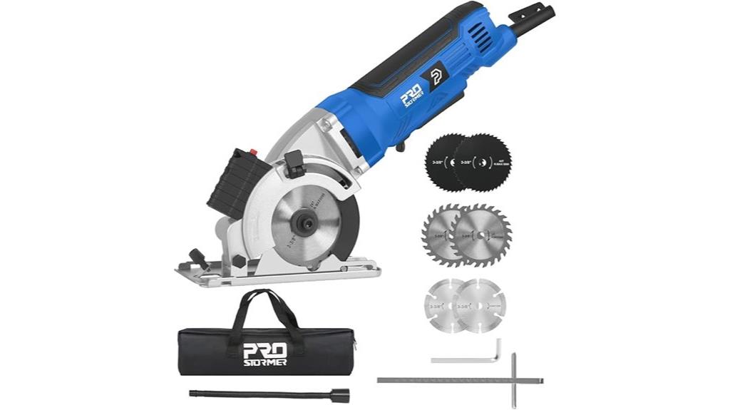 compact saw with laser