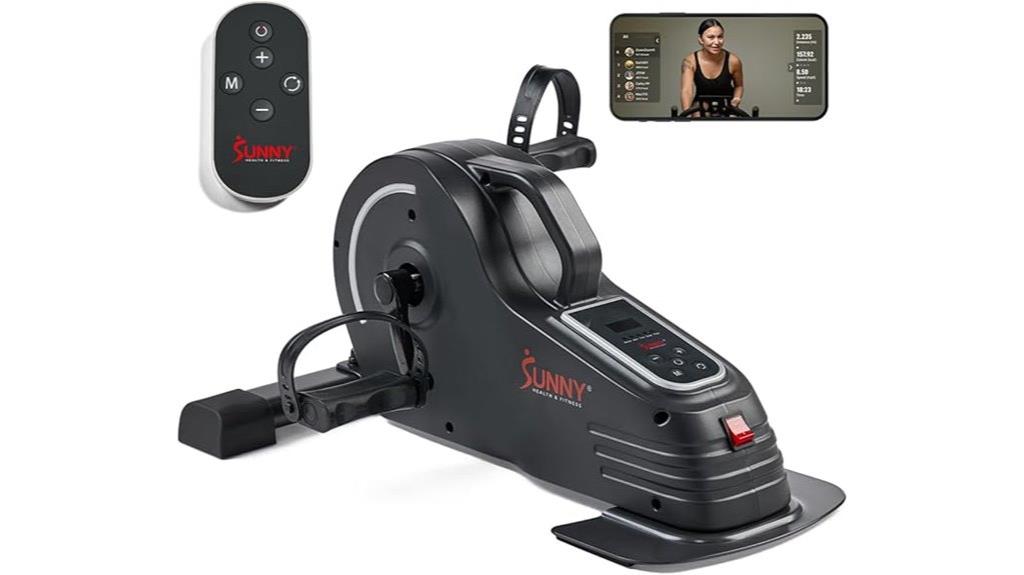 compact under desk pedal exerciser