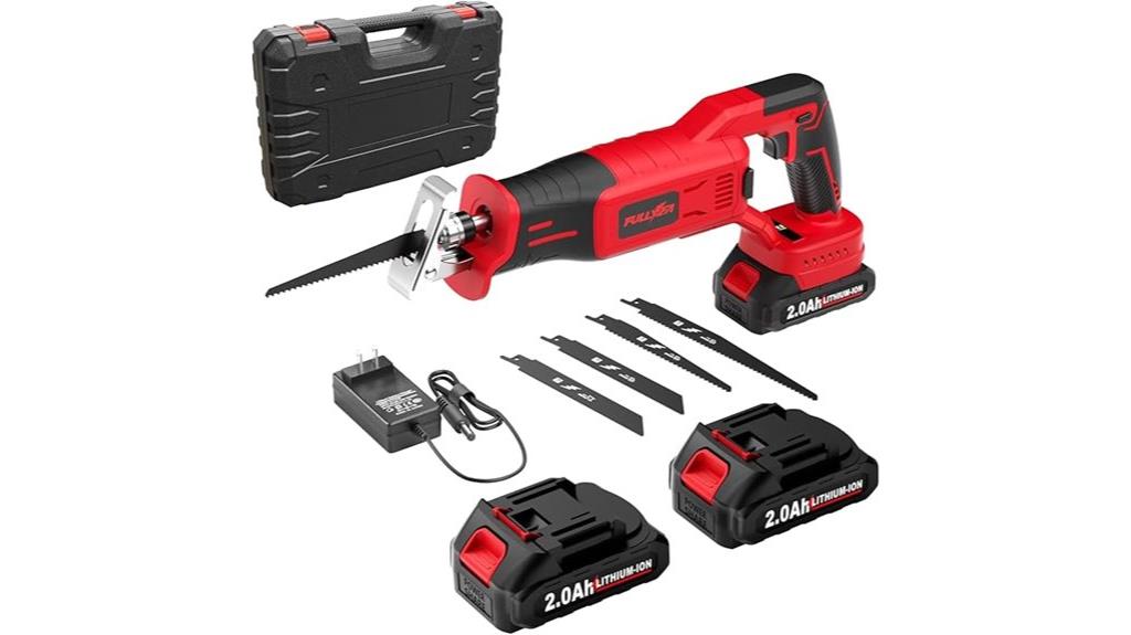 cordless reciprocating saw pack