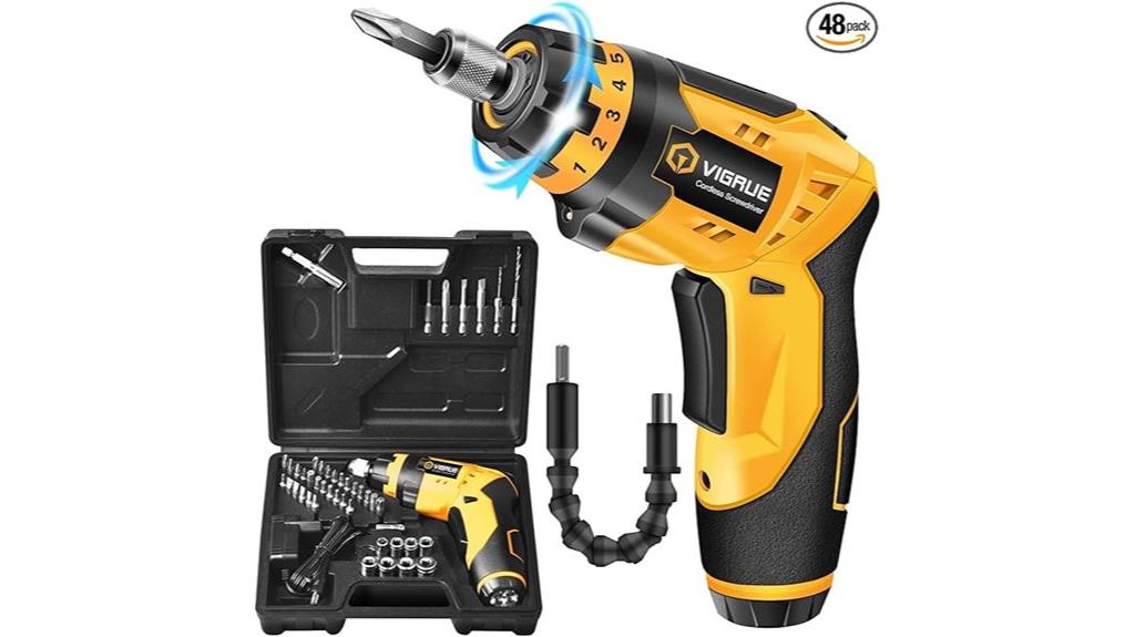 cordless screwdriver with accessories