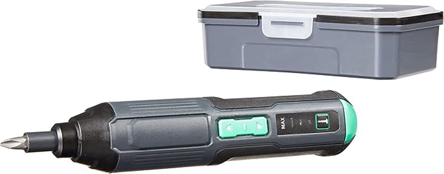 cordless screwdriver with bits