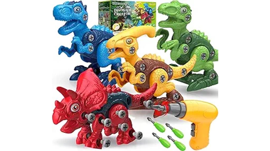 dinosaur stem building toy