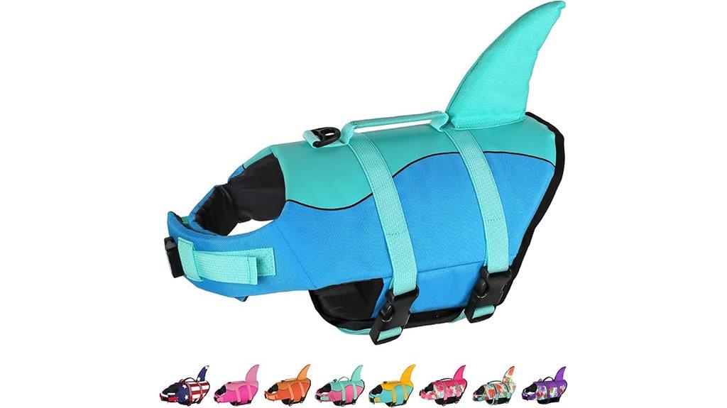 dog life jacket with handle
