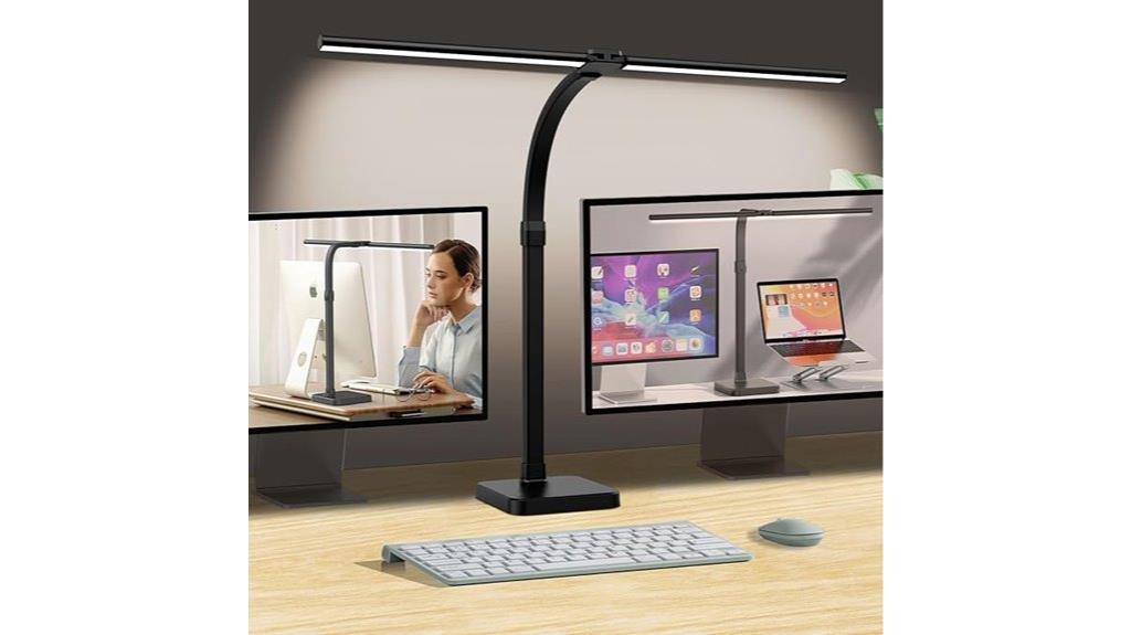 double head 24w desk lamp