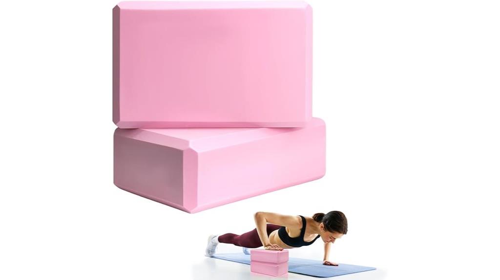 dual foam yoga blocks