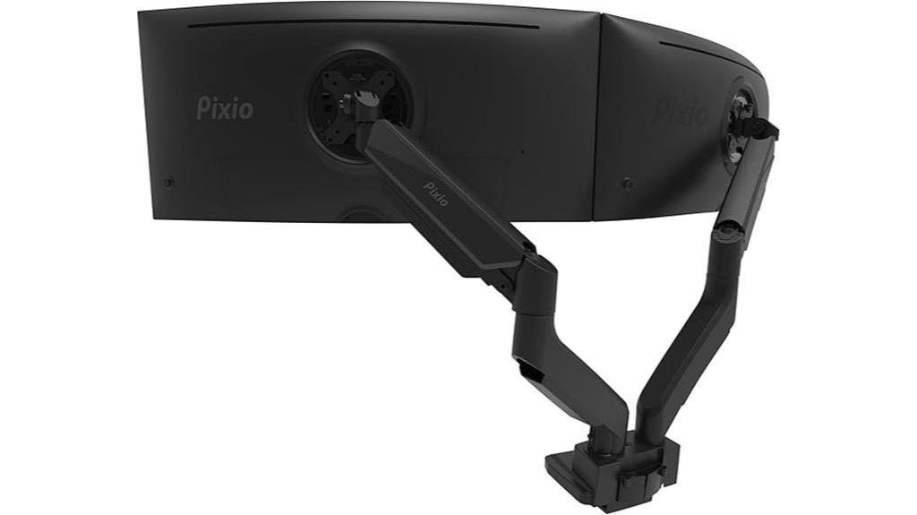 dual monitor arm stand