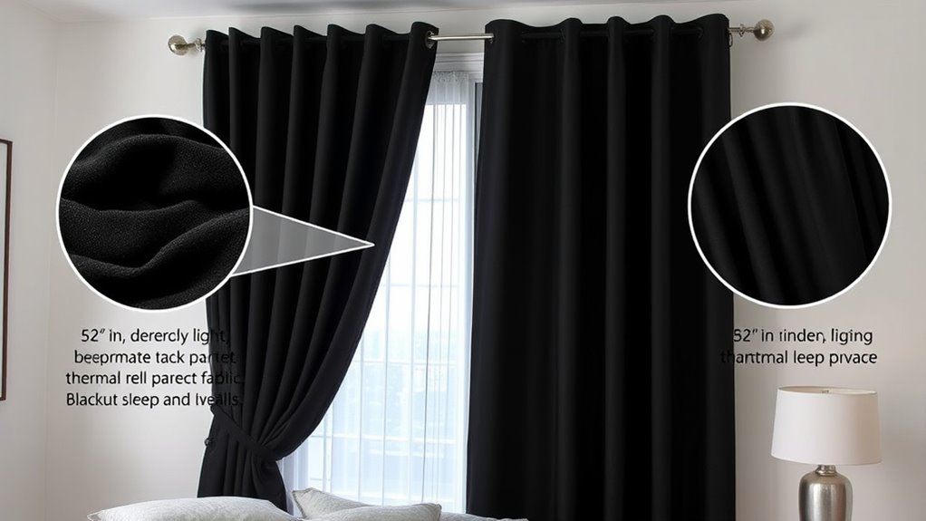 effective blackout curtain panels