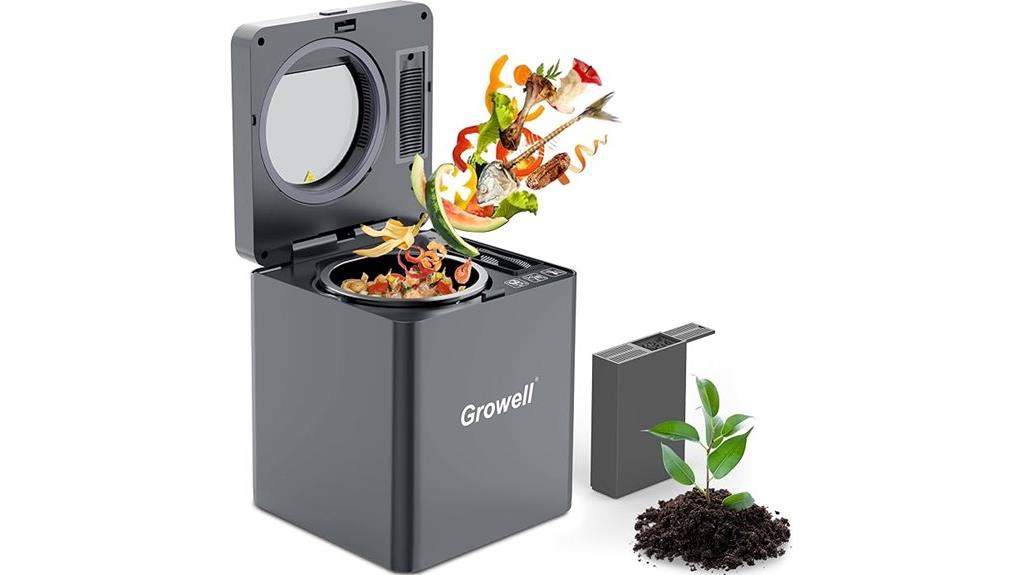 electric kitchen compost bin