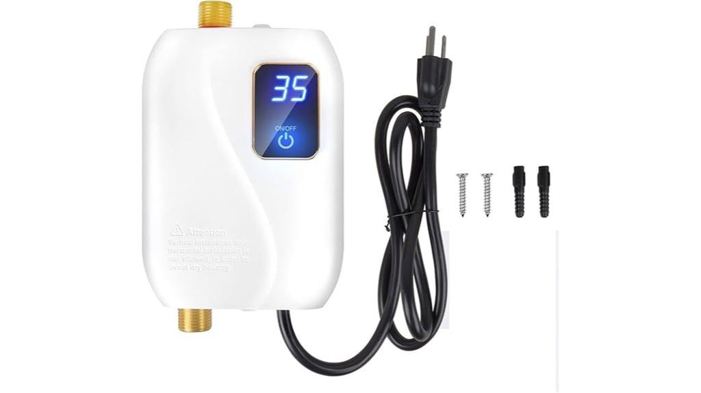 electric on demand water heater