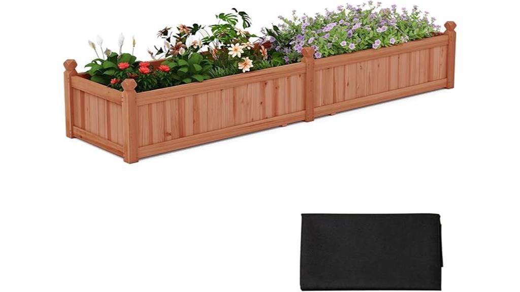 elevated garden bed