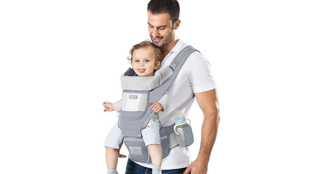 ergonomic infant hip seat