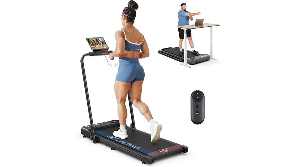 foldable walking treadmill remote