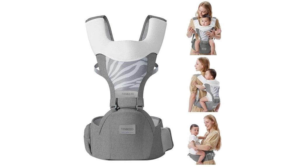 grey baby hip seat