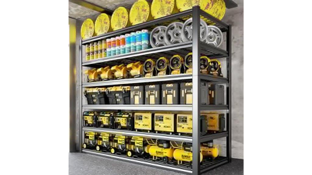 heavy duty metal shelving