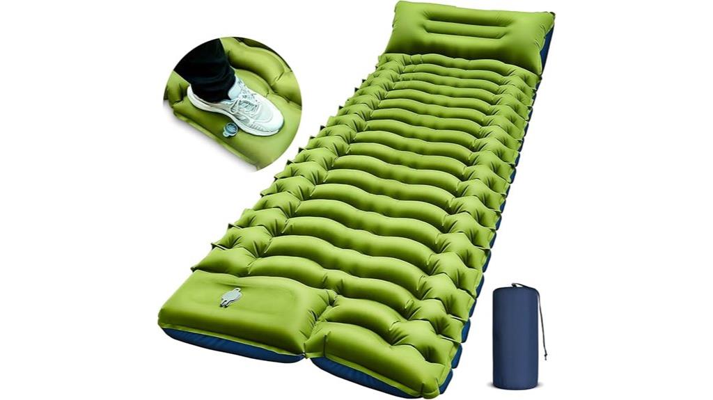 inflatable camping pad set