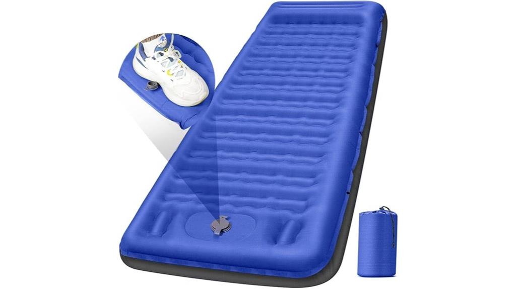 inflatable camping sleeping pad