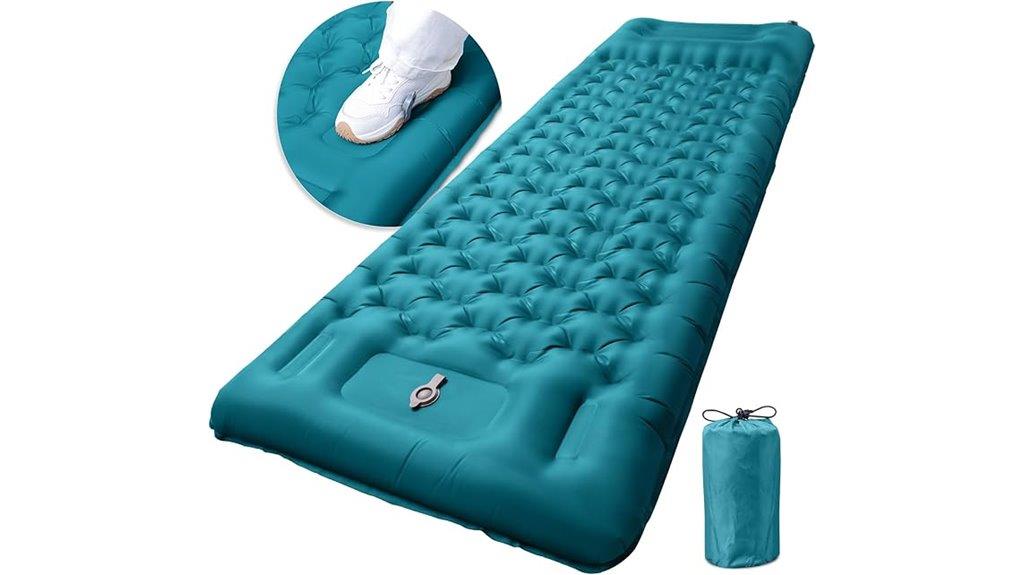 inflatable sleeping pad pillow
