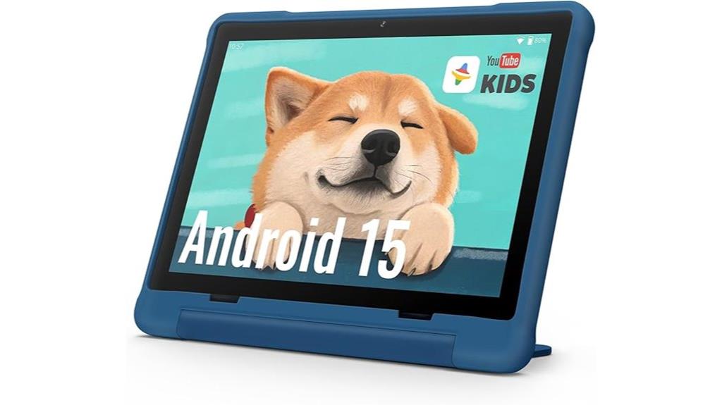 kids blue android tablet