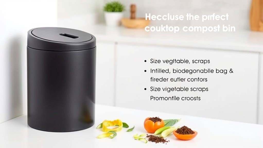 kitchen compost bin considerations
