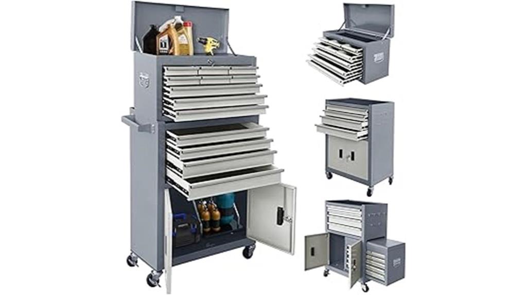 large 13 drawer tool chest