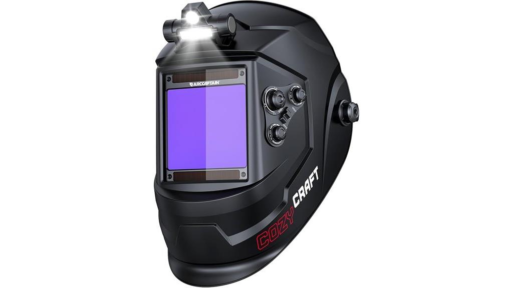 large auto darkening helmet