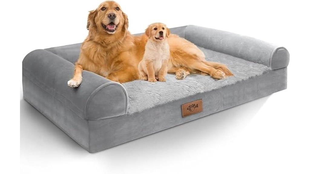 large chew proof dog bed
