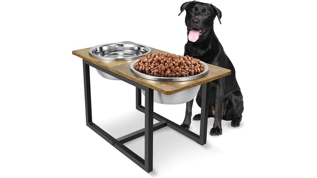 large dog bowl stands