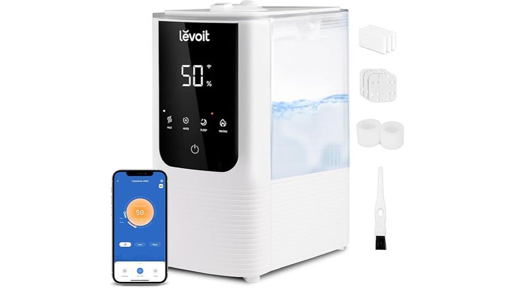 large quiet bedroom humidifier