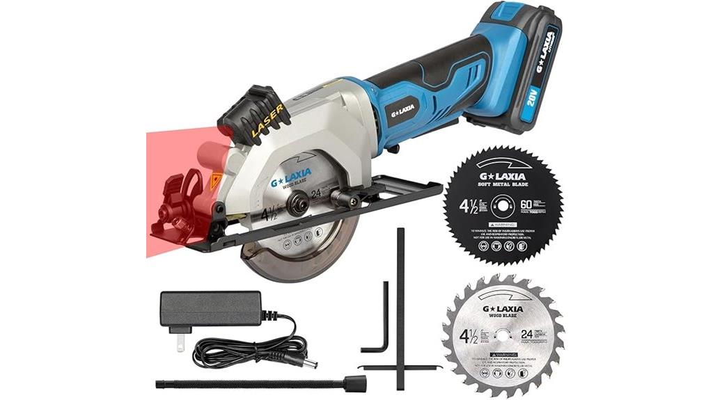 laser guided mini saw