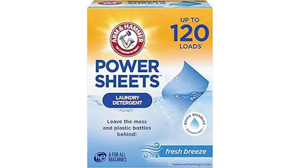 laundry detergent with fresh scent