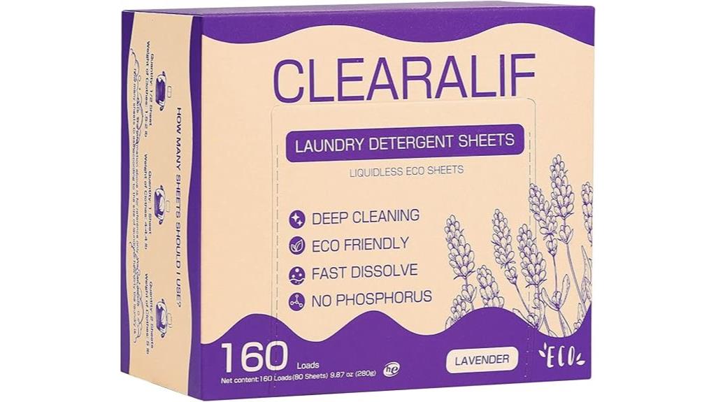 lavender laundry detergent sheets