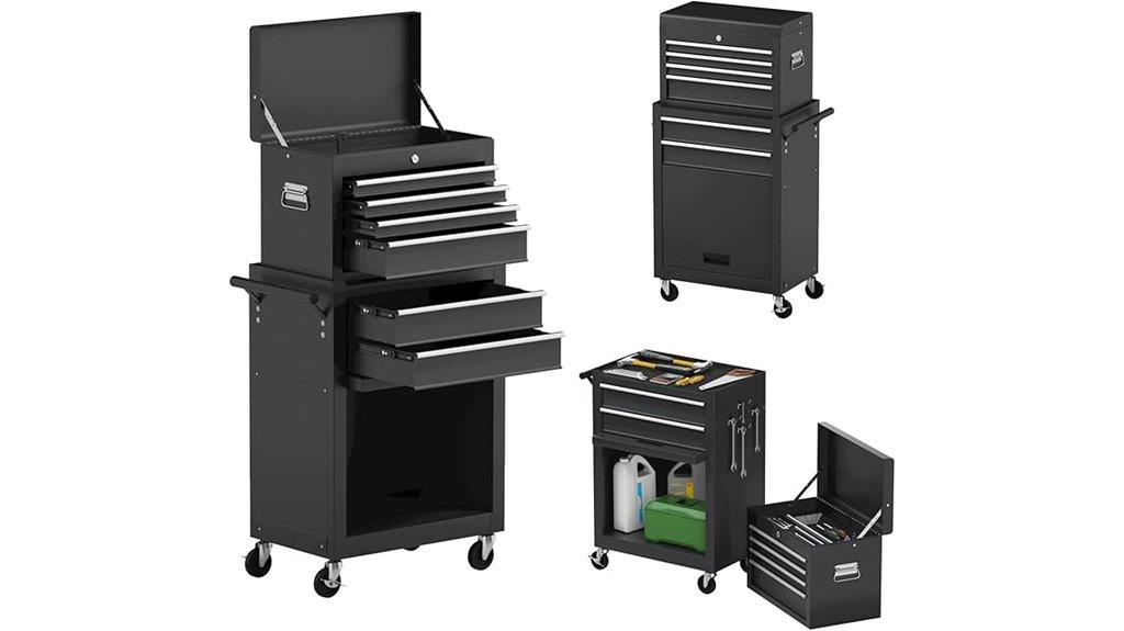 lockable rolling tool chest